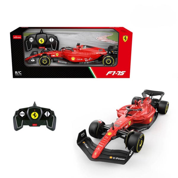 Bestuurbare Ferrari F1 75 raceauto - 1:18