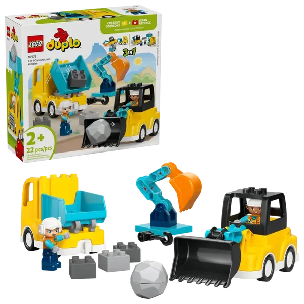 Lego Duplo 3-in-1 bouwvoertuigen 10475