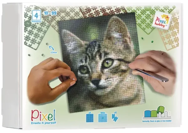 Kit 4 basisplaten en ± 100 pixelmatjes - Kitten