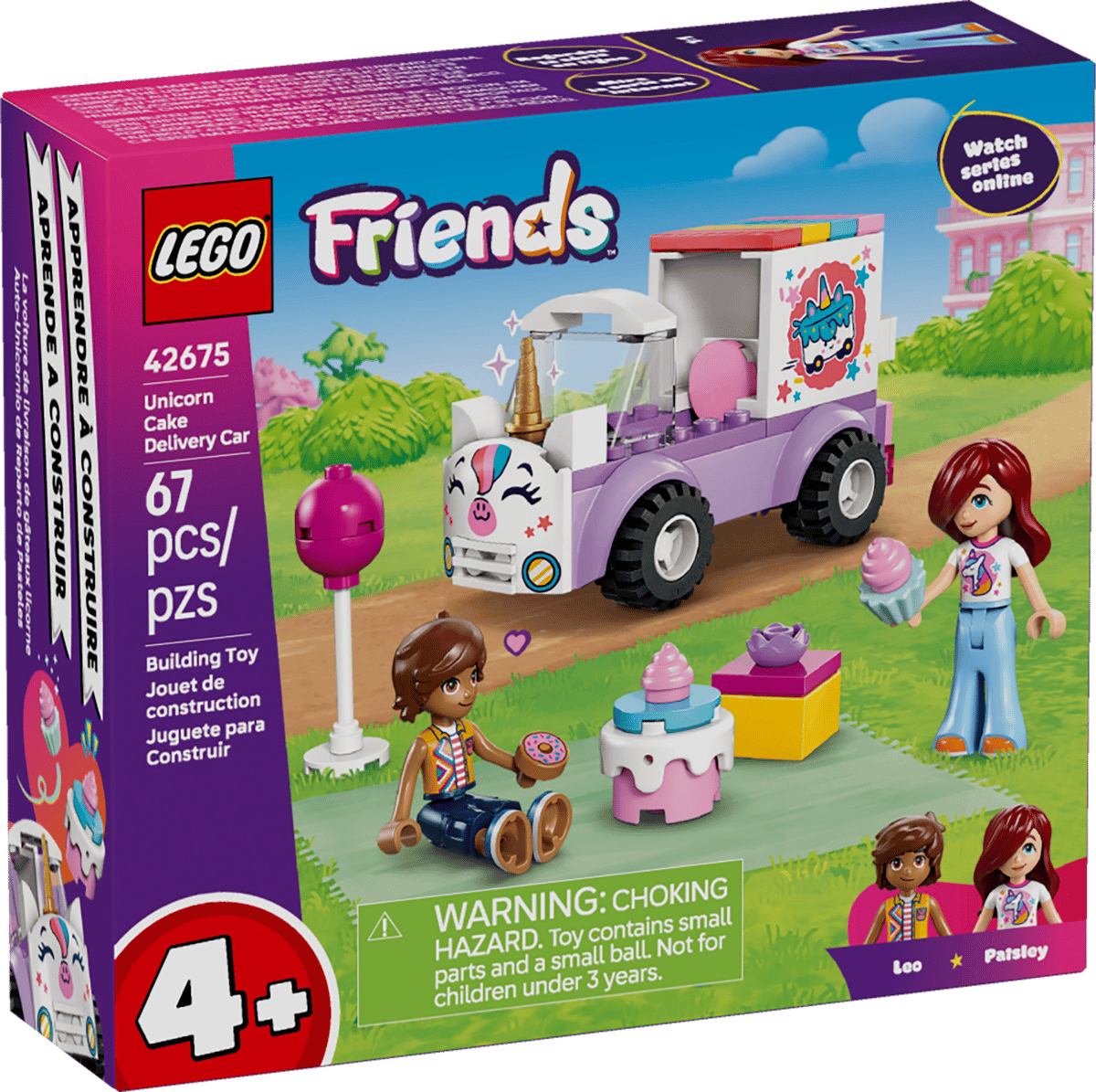 Lego Friends Eenhoorn taartenbezorgauto 42675
