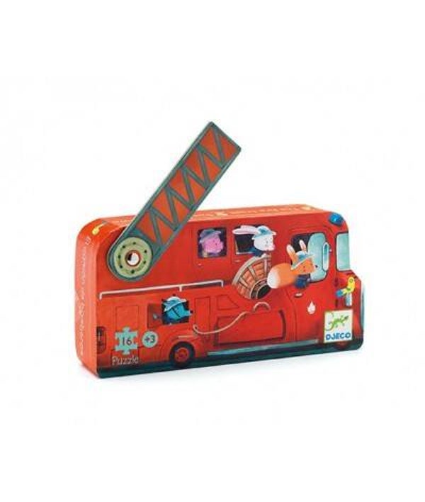 Djeco puzzel Brandweerwagen  DJ07269