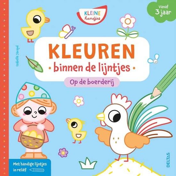 Kleuren binnen de lijntjes Op de boerderij