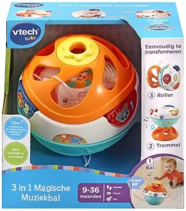 Vtech - 3 In 1 Magische Muziekbal