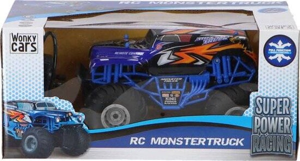 Wonky Cars RC Monstertruck Blauw