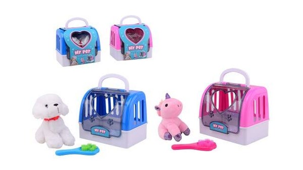 Dieren reis koffer, 2 assorti