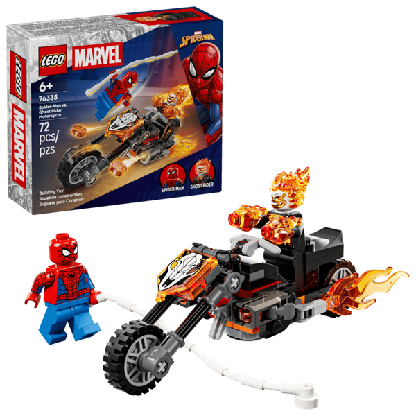 Lego Marvel Spider-Man vs. Ghost Rider motor 76335