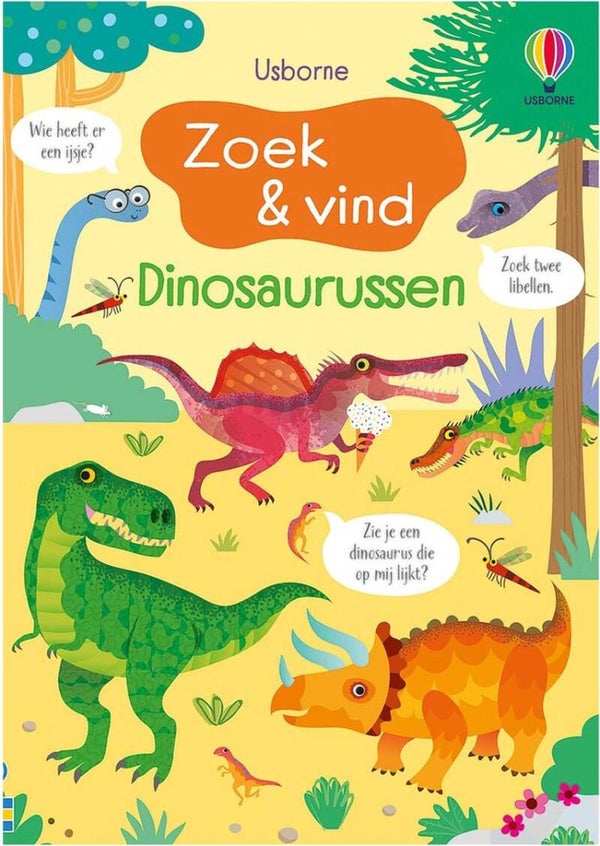 Zoek en vind! Dinosaurussen