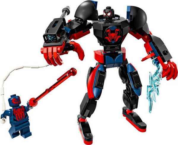 Lego Marvel Miles Morales mecha vs. Spider-Man 2099 76337