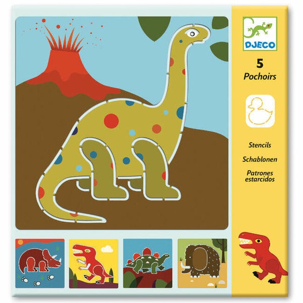 Djeco Sjabloon Dinosaurs  DJ08863