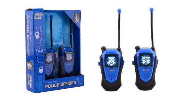 Politie walkie talkie bereik ± 80 mtr.
