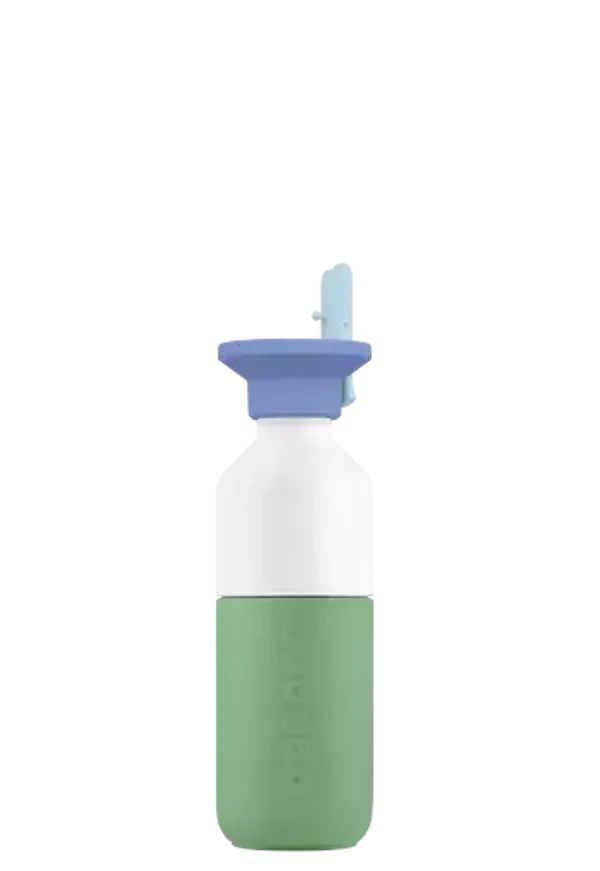 Dopper Steel (350 ml) - Fresh Green x Flip Straw
