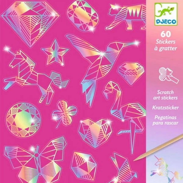 Djeco kras stickers diamant  DJ09736