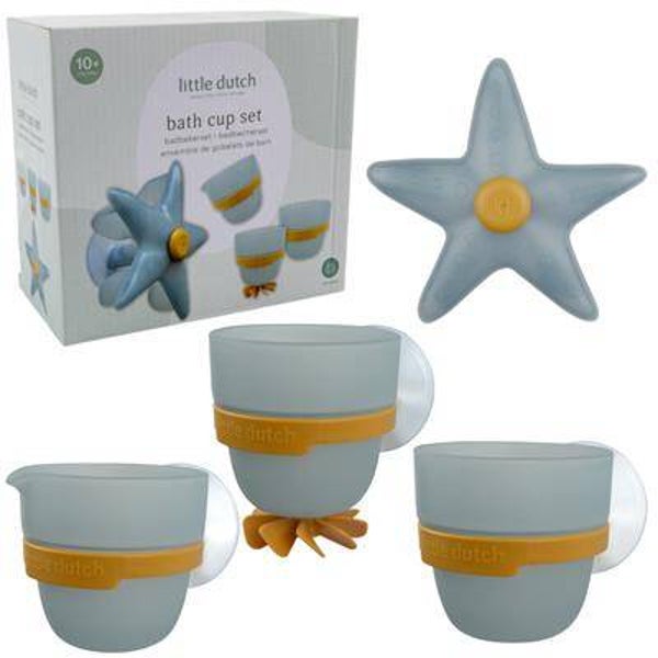 Little Dutch Badwand bekers zeester