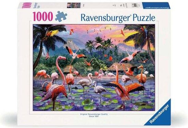 Ravensburger Puzzel Roze Flamingo's 1000 stukjes