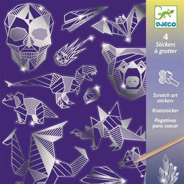 Djeco Kraskaarten Stickers Iron  DJ09737