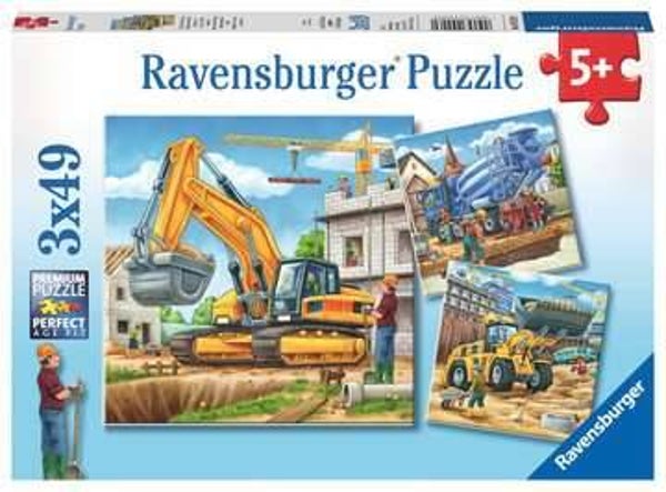 Ravensburger Grote bouwvoertuigen 3x49  92260