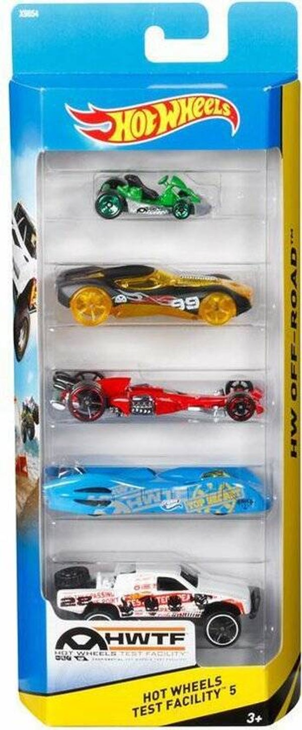 Hot Wheels Cadeauset met 5 Auto's - Speelgoedvoertuig