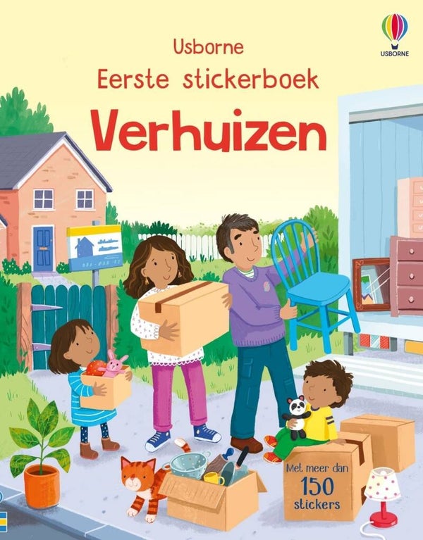 Eerste stickerboek - Verhuizen