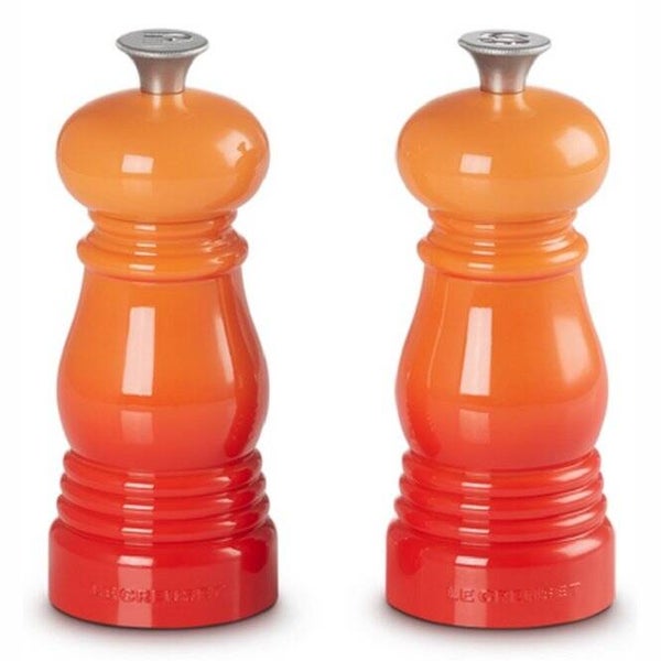 Le Creuset Peper- en Zoutmolen Small Oranjerood