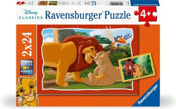 Ravensburger Puzzel Lion King 2x24 stukjes