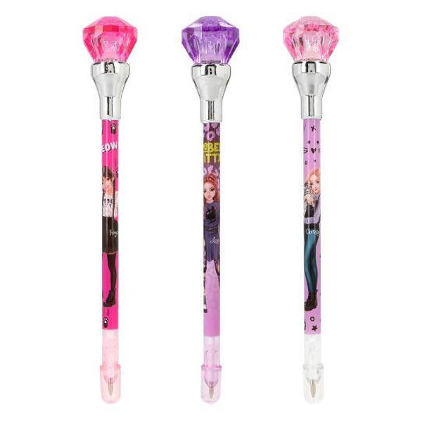 TOPModel pen met licht REBEL KITTY