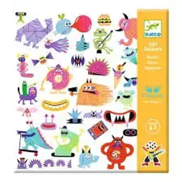 Djeco Stickers Monsters DJ09281