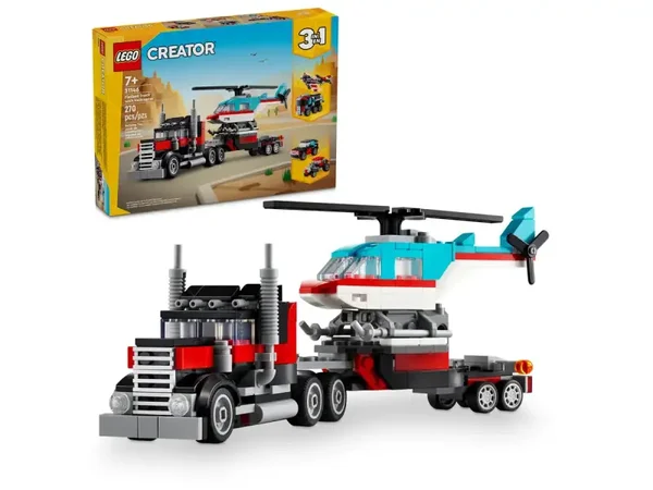 Lego Creator Truck met helikopter 31146
