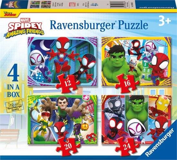 Ravensburger Puzzel Spidey and his Amazing Friends 4in1
