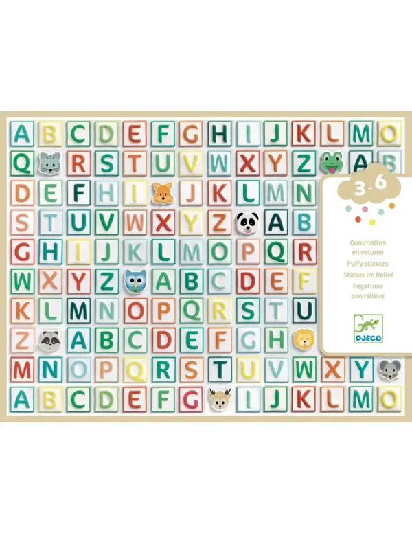 Djeco Stickers Alfabet  DJ09078