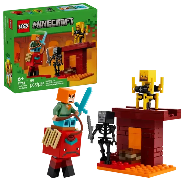 Lego Minecraft De lavastrijd in de Nether 21266