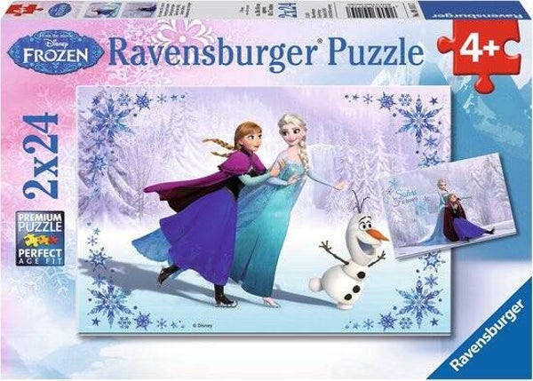 Ravensburger Disney Frozen Zussen voor altijd 2x24 091157