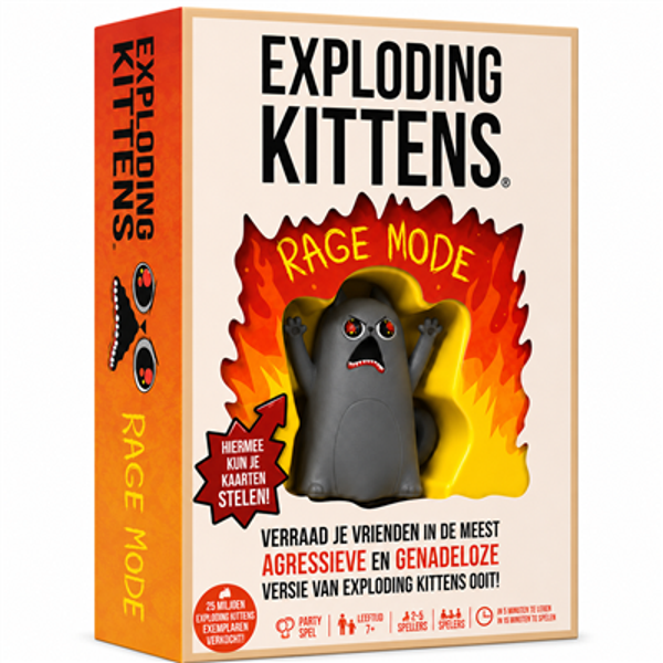 Exploding Kittens Rage Modem- Kaartspel