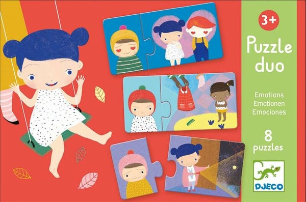 Djeco puzzel duo emoties  DJ08152