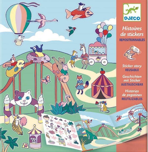 Djeco sticker story Pretpark  DJ08952