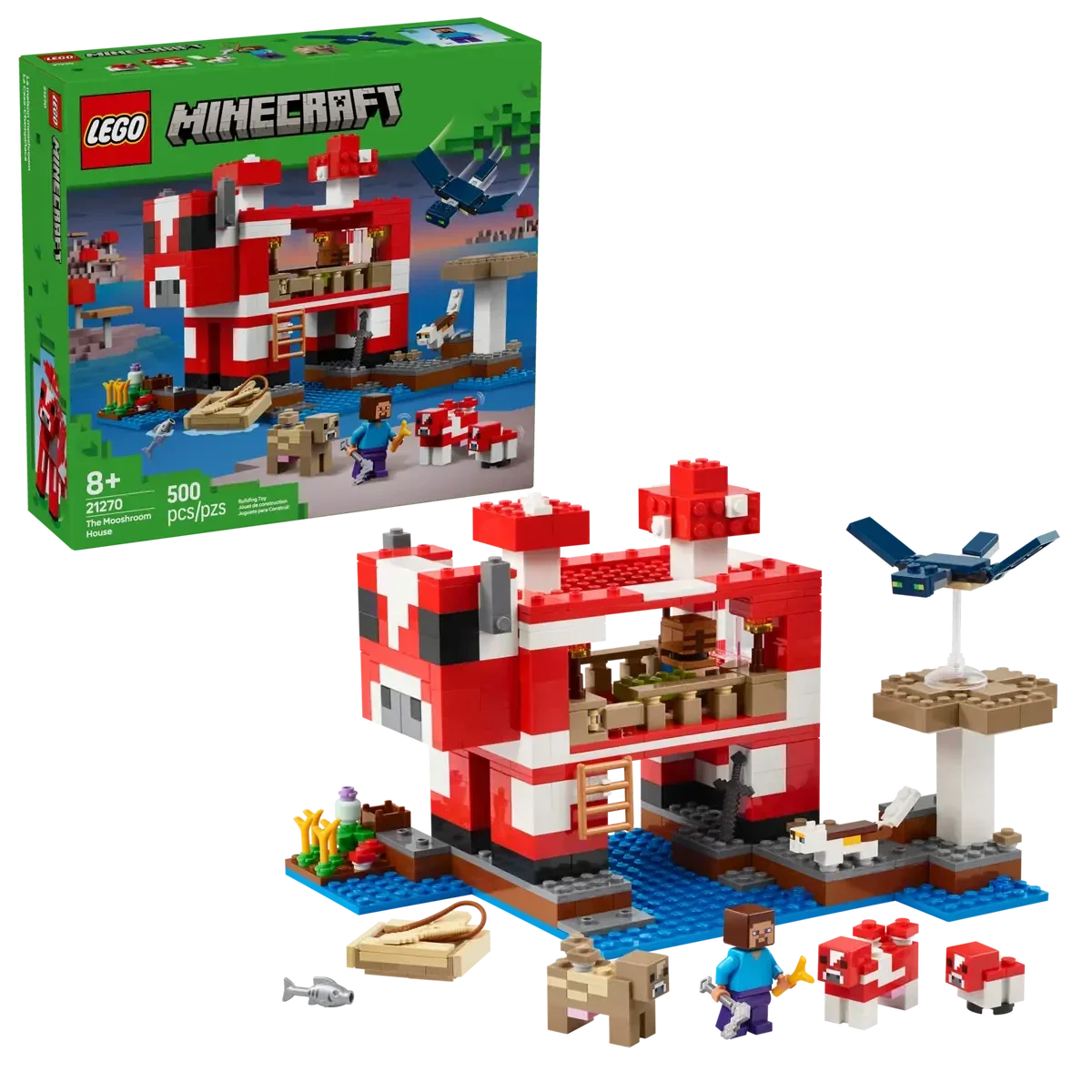 Lego Minecraft Het Mooshroom huis 21270