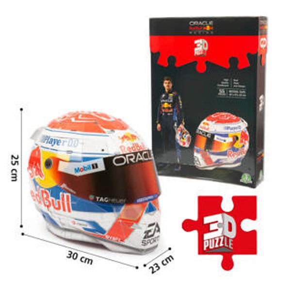 3D Puzzel: Formule-1 helm Max Verstappen