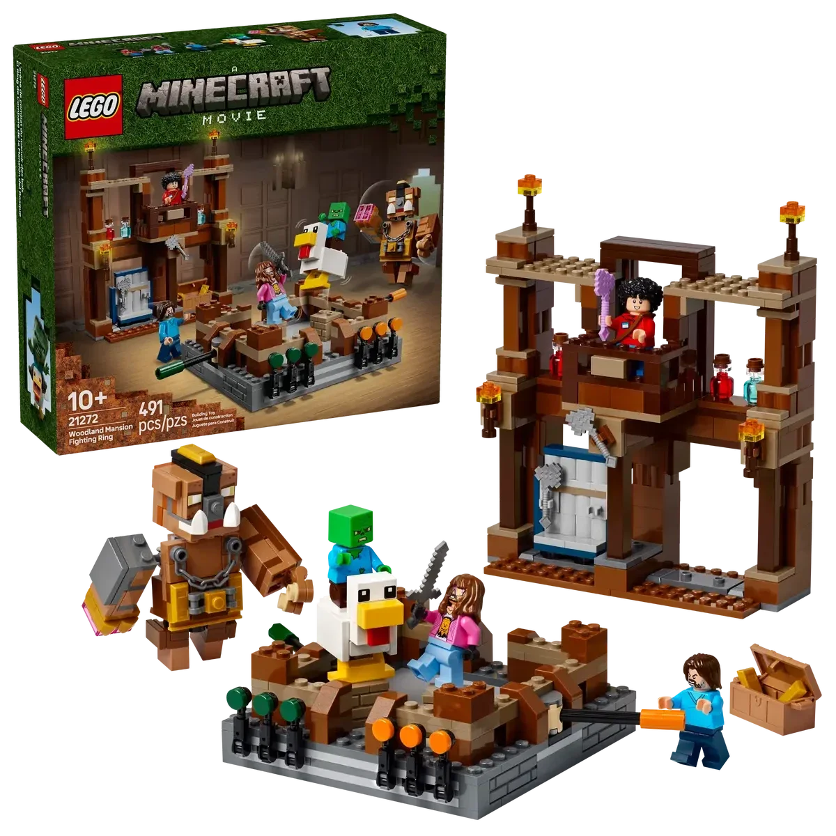 Lego Minecraft De arena bij het boslandhuis 21272