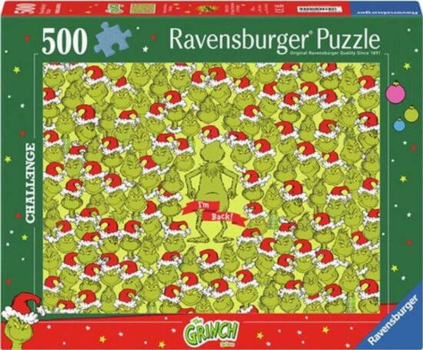 Ravensburger Puzzel Merry Grinchmas Challenge 500 stukjes