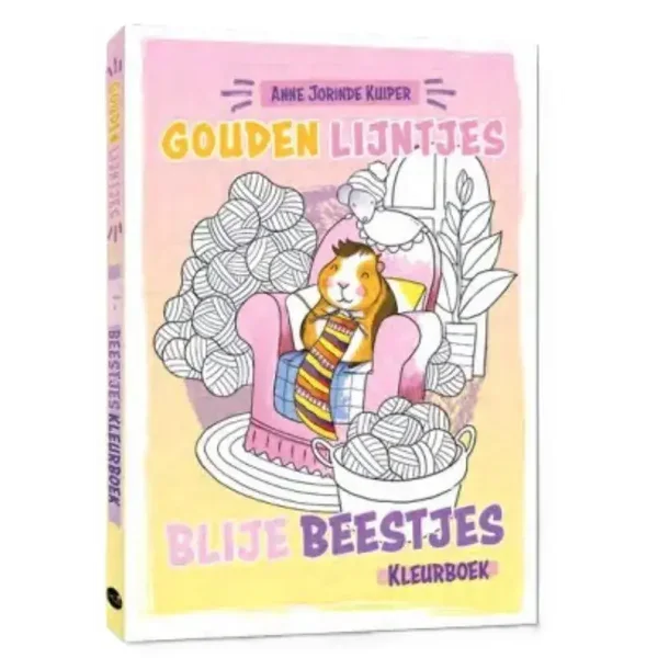 Gouden Lijntjes: Blije beestjes kleurboek