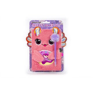 Dream Pop Fluffy Dagboek Axelot met Pompompen