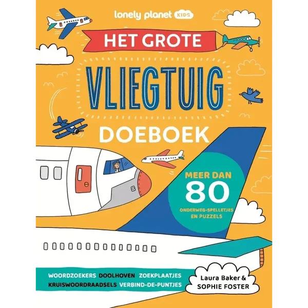 Het grote vliegtuig doeboek: Meer dan 80 spelletjes en puzzels voor onderweg