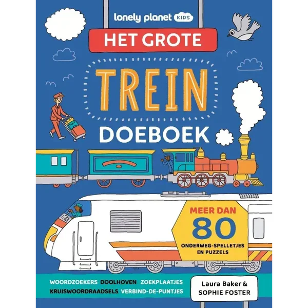 Het grote trein doeboek: Meer dan 80 spelletjes en puzzels voor onderweg