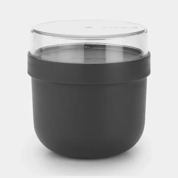 MAKE & TAKE YOGHURTBEKER 0,5L, kunststof - Dark Grey