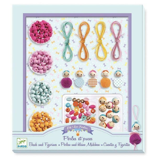 Djeco houten kralen + figuren  DJ09819