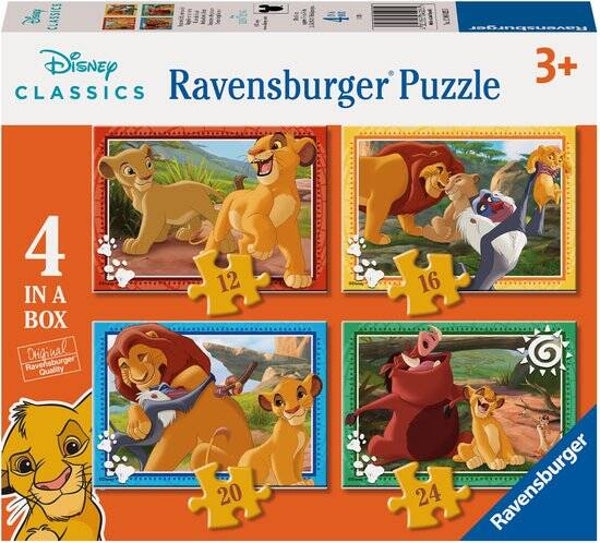Ravensburger puzzel The Lion King 4in1