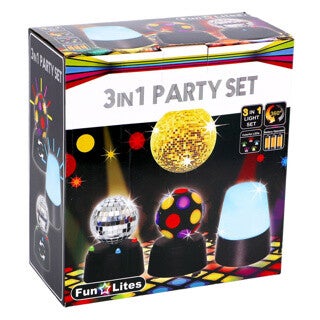 Disco 3 In 1 Party Set
