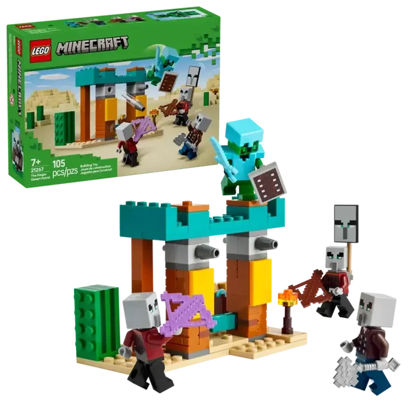 Lego Minecraft De Illagers in de woestijn 21267
