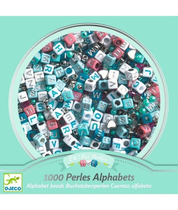 Djeco Alfabet kralen, Zilver DJ00030