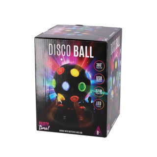Party Time Disco bal LED 12,5 cm