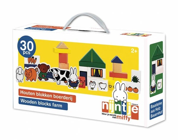 Nijntje blokken boerderij (28-delig)